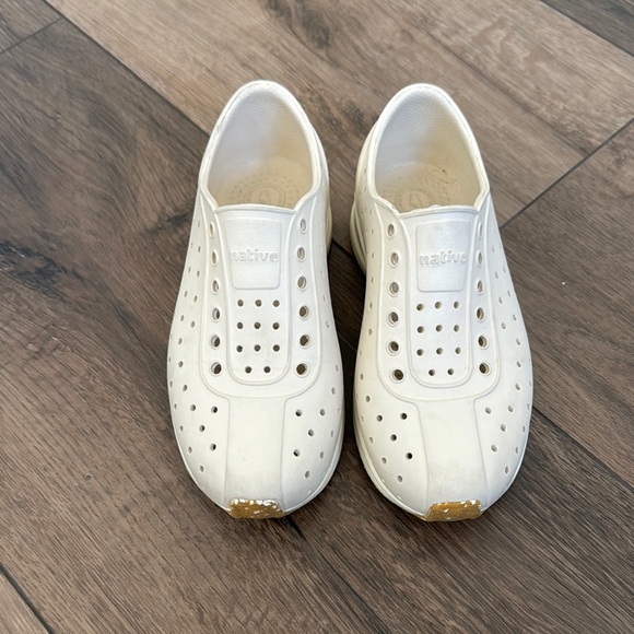Native Other - Native Kids Shoes - Cream Mash Speckle Rubber